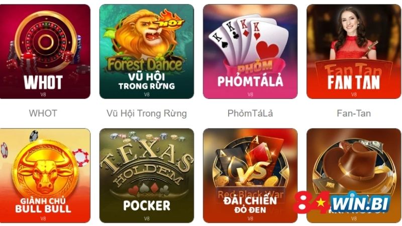 Các tựa game nên thử sau khi tải app 88VV thành công